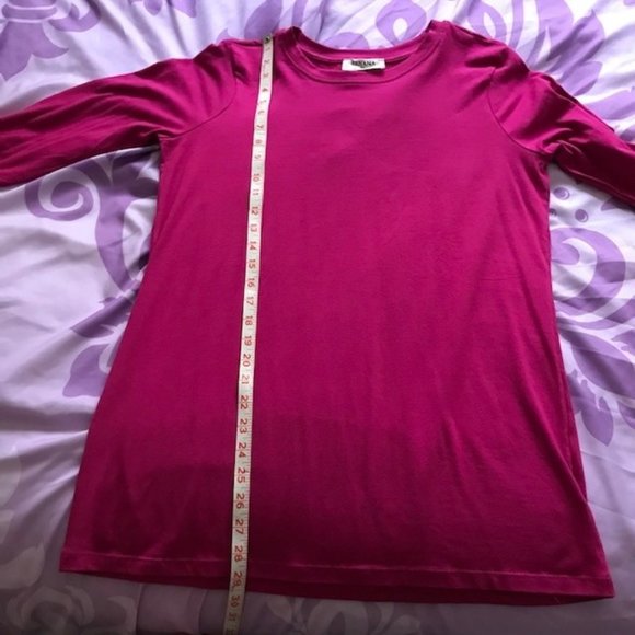 Magenta Crew Neck Layering Top - NWOT Size XL - Picture 8 of 8